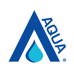 Aqua Logo Image serves as button to Product Information